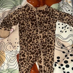 Leopard Print Babies Sleeper